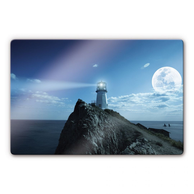 Glasbild Lighthouse