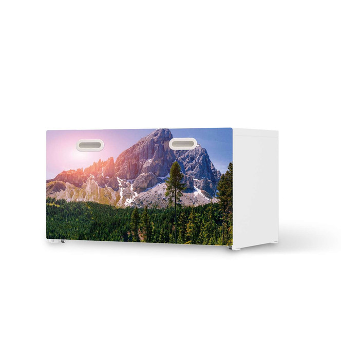 Möbelfolie IKEA Stuva / Fritids Bank mit Kasten - Alpenblick- Bild 1
