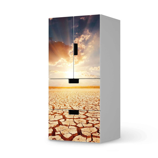 Möbelfolie IKEA Stuva / Malad - 2 Schubladen und 2 kleine Türen - Savanne- Bild 1