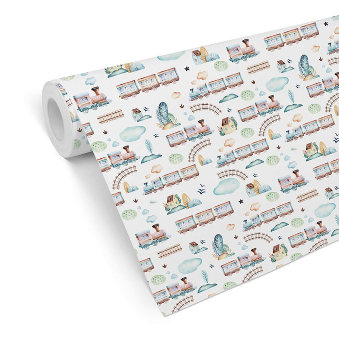 Mustertapete Kvilis - Die Lokomotive