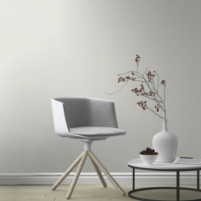 Unitapete, Vliestapete mit Struktur Bauhaus weiss