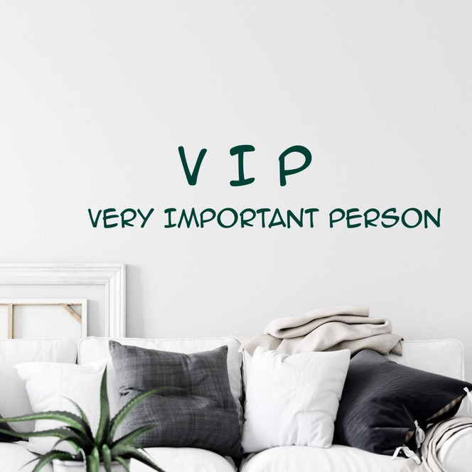 Wandtattoo VIP
