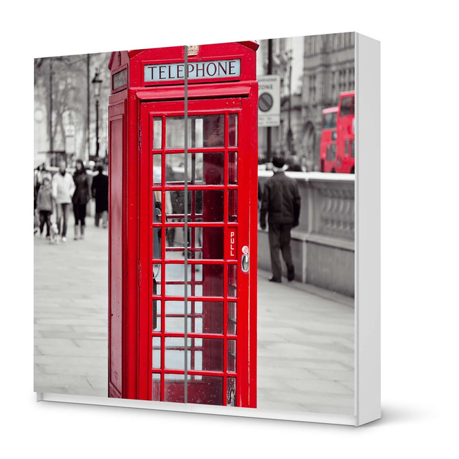 Möbel Klebefolie IKEA Pax Schrank 201cm Höhe - Schiebetür - Phone Box- Bild 1