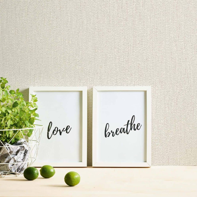 Strukturtapete Weiss Creme - Vliestapete A.S. Création - Bild - 1