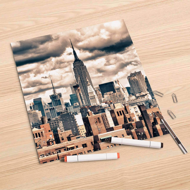 Folienbogen (30x30cm) - Skyline NYC- Bild 1