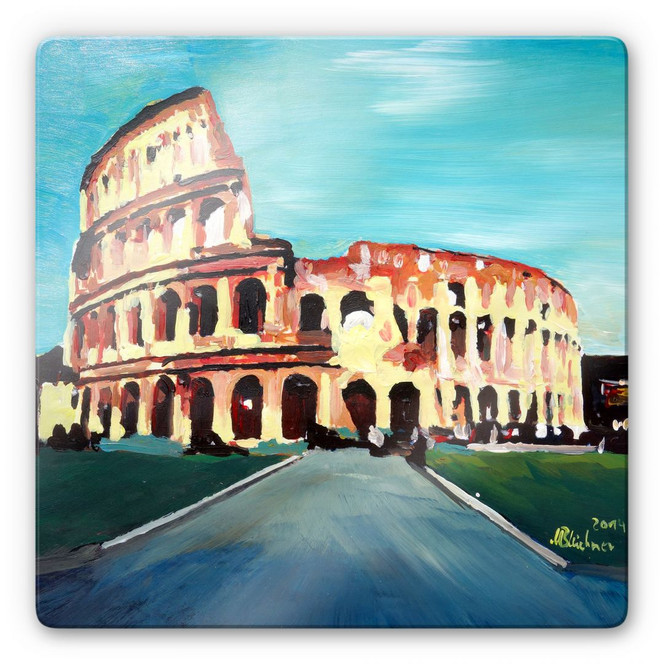 Glasbild Bleichner - Colloseum