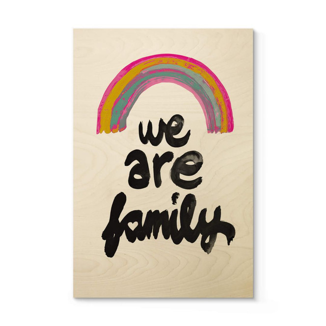Holzbild We are family - Treechild