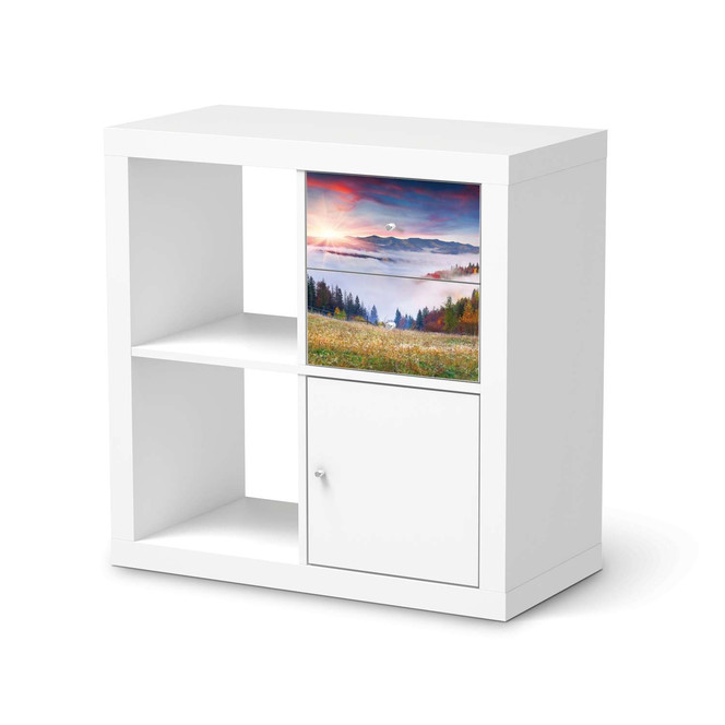 Möbelfolie IKEA IKEA Expedit Regal Schubladen - Herbstwald- Bild 1