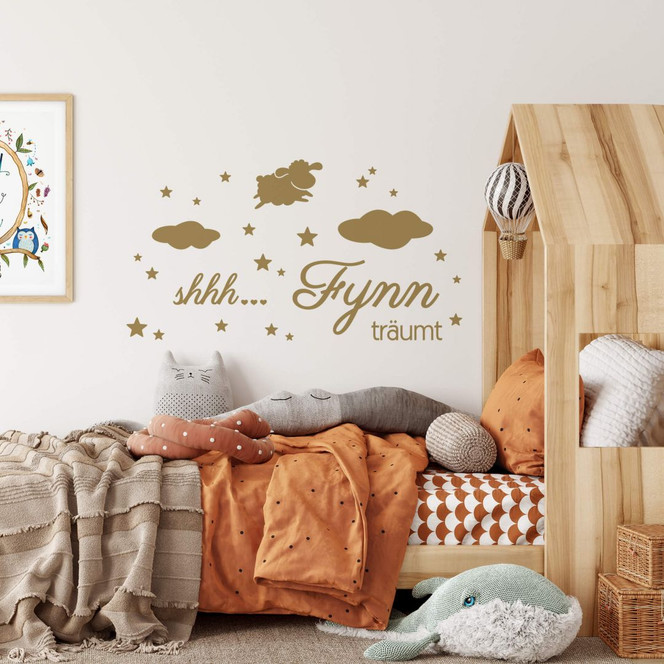Wandtattoo + Name träumt