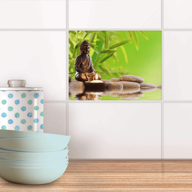 Fliesenfolie - Buddha Zen