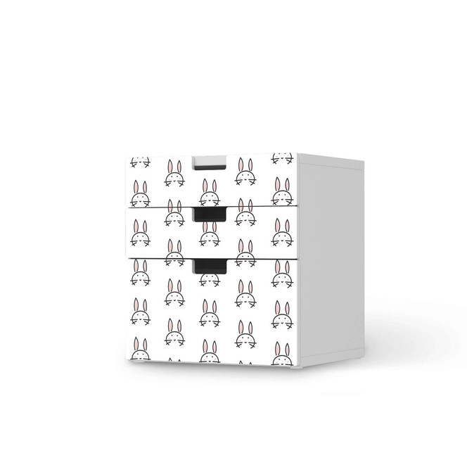 Folie IKEA Stuva / Malad Kommode - 3 Schubladen - Hoppel- Bild 1