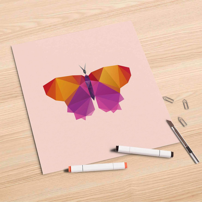 Folienbogen (30x30cm) - Origami Butterfly- Bild 1