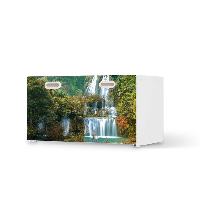 Möbelfolie IKEA Stuva / Fritids Bank mit Kasten - Rainforest- Bild 1