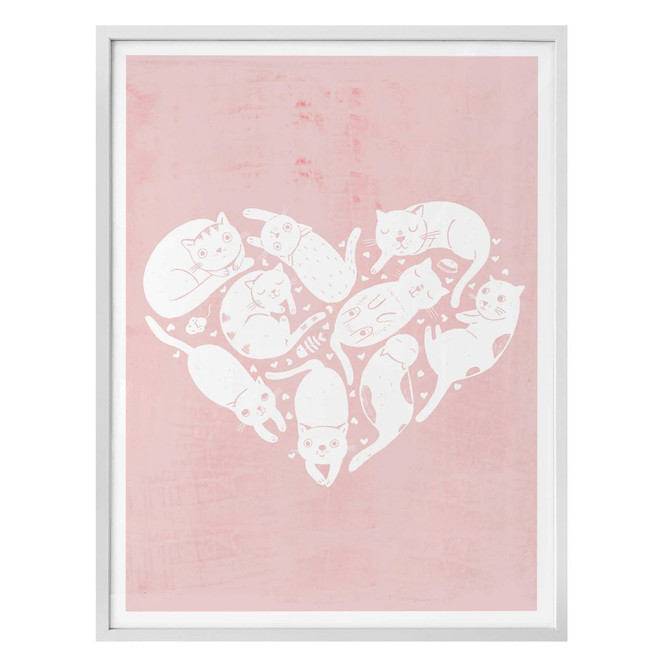 Poster Loske - Cat Heart