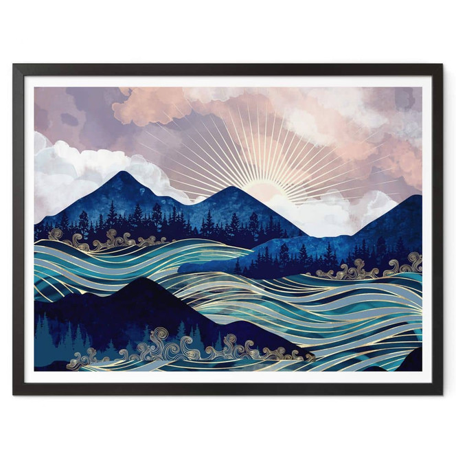 Poster SpaceFrog Designs - Meerestreiben