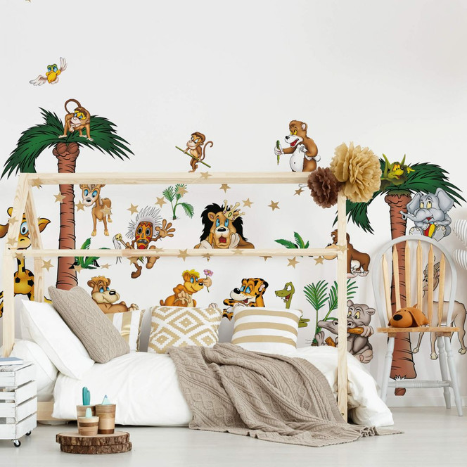 Wandsticker MegaPack Crazy Jungle