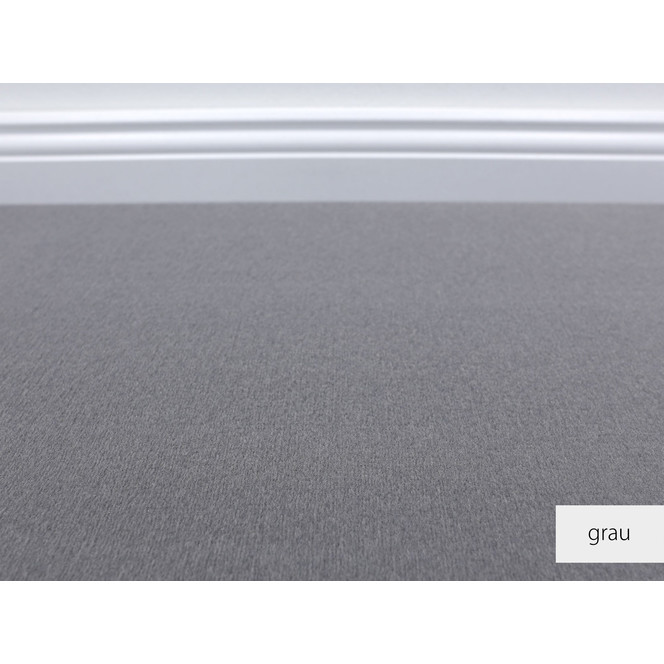 Luca Velours Teppichboden Meterware in Grau