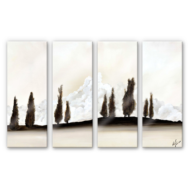 Acrylglasbild Fedrau - Ruhe (4-teilig)