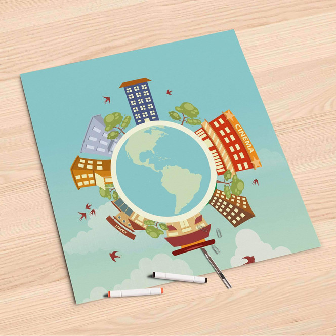 Folienbogen (60x60cm) - Planetastic- Bild 1