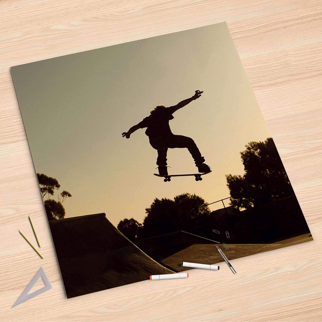 Folienbogen (90x90cm) - Skater- Bild 1