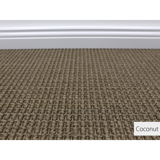 Harry Sisal Teppichboden Meterware Wunschmass in Coconut