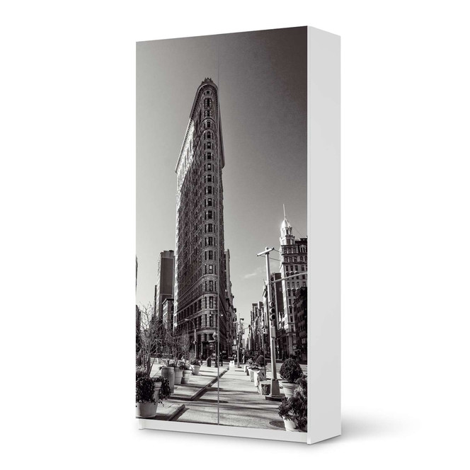 Klebefolie IKEA Pax Schrank 201cm Höhe - 2 Türen - Manhattan- Bild 1