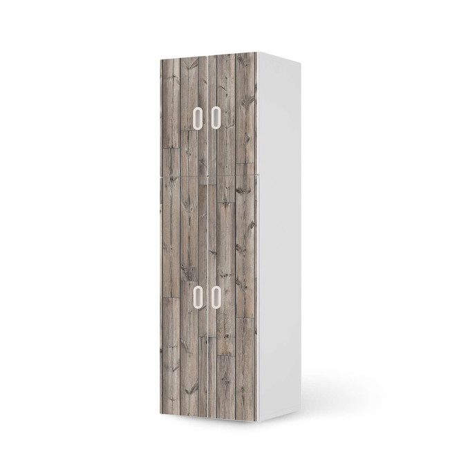 Möbelfolie IKEA Stuva / Fritids - 2 grosse und 2 kleine Türen - Dark washed- Bild 1