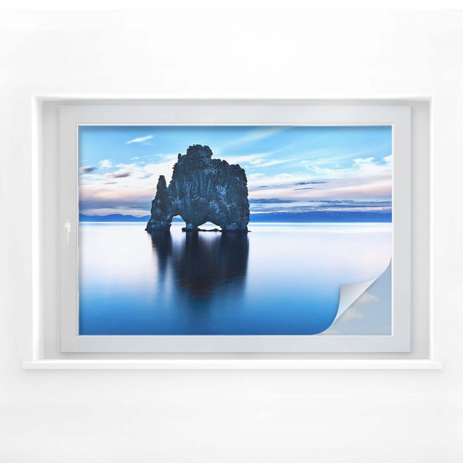 Sichtschutzfolie Felsen im Meer