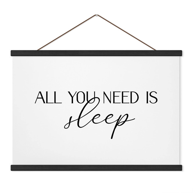 Stoffbild All you need is sleep
