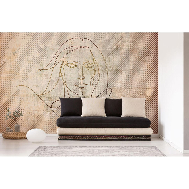 Architects Paper Fototapete Atelier 47 Golden Line Gemälde - Bild 1