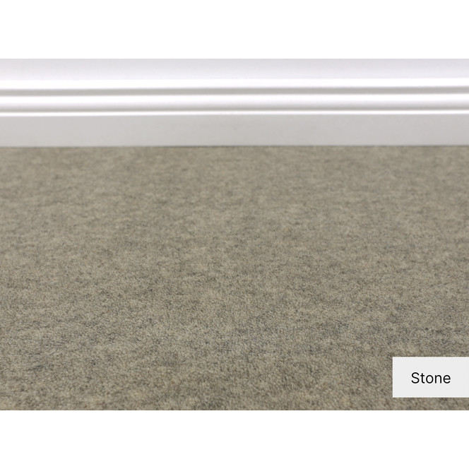 Eco Velvet Teppichboden Meterware Wunschmass in Stone
