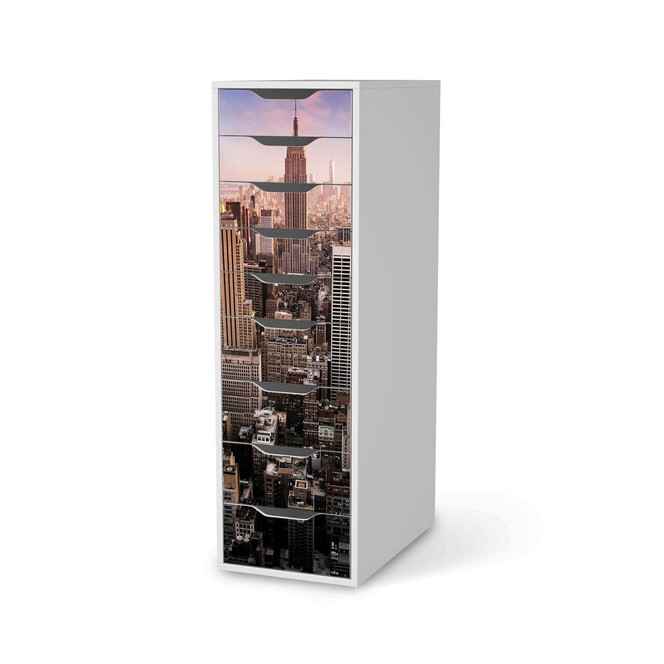 Folie IKEA Alex 9 Schubladen - Big Apple- Bild 1