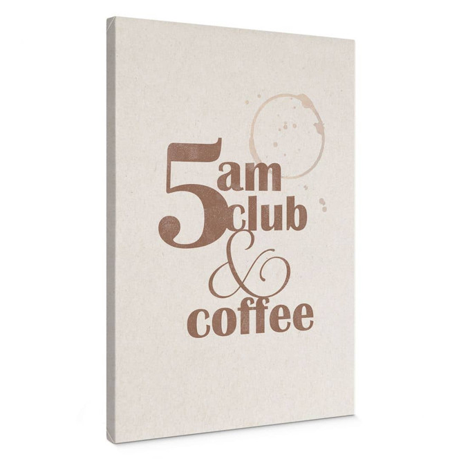 Leinwandbild 5 am Club & Coffee