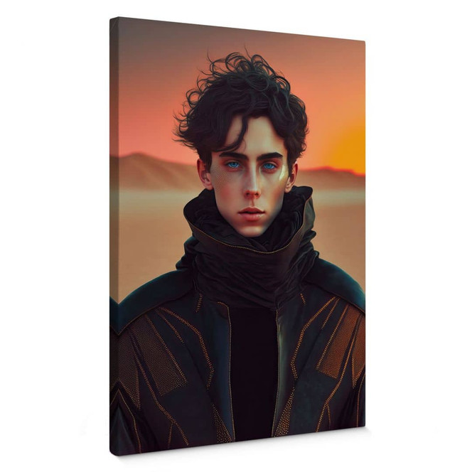 Leinwandbild Paul in der Wüste - Inspiriert von Dune - Treechild