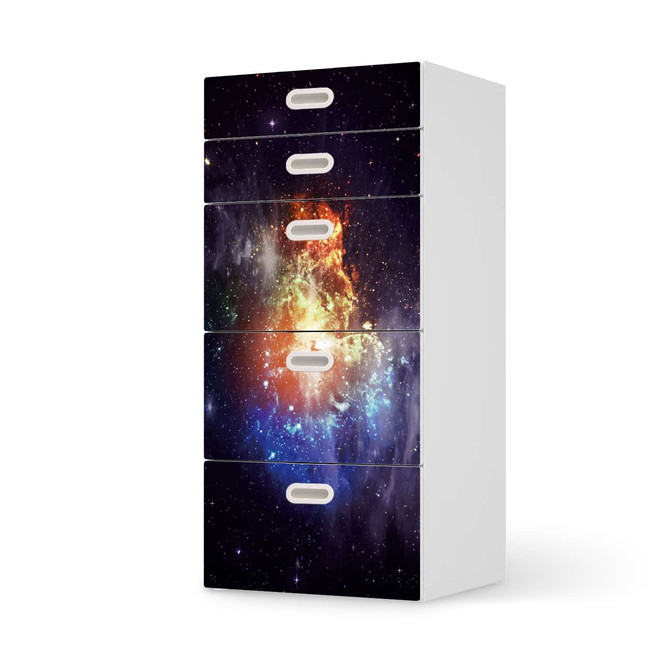 Möbel Klebefolie IKEA Stuva / Fritids Kommode - 5 Schubladen - Nebula- Bild 1