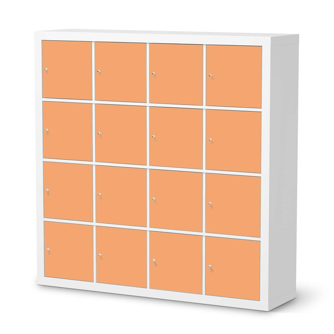 Möbelfolie IKEA Expedit Regal 16 Türen - Orange Light- Bild 1