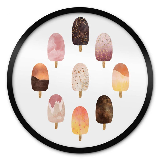 Poster Fredriksson - Eis Variation - Rund