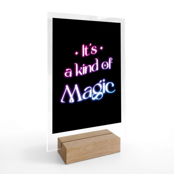 Tischaufsteller Songtext - It's a kind of magic