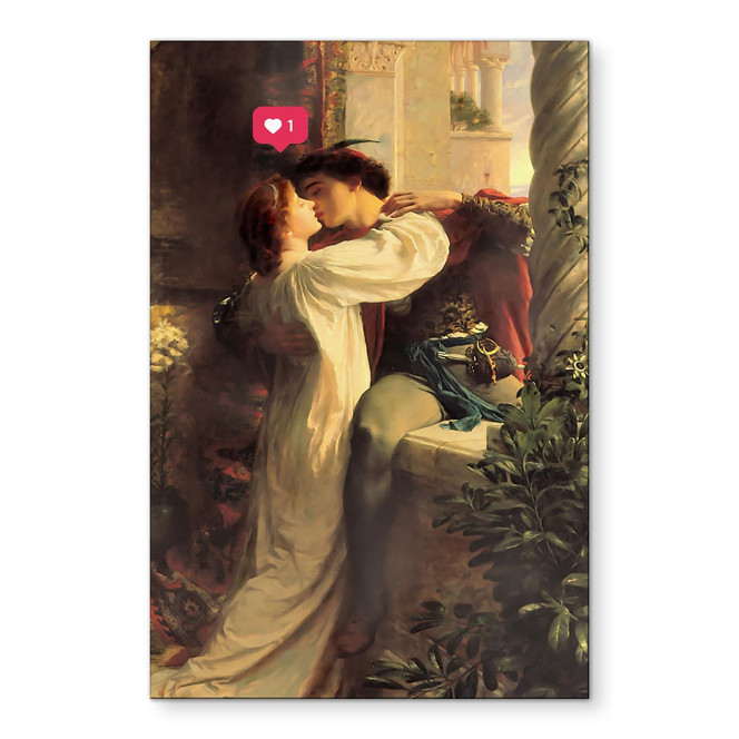 Wandbild Like für die Liebe - The Art Concept - Alu-Dibond