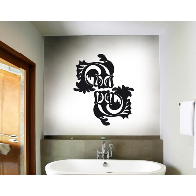 Wandtattoo Jugendstil Fische