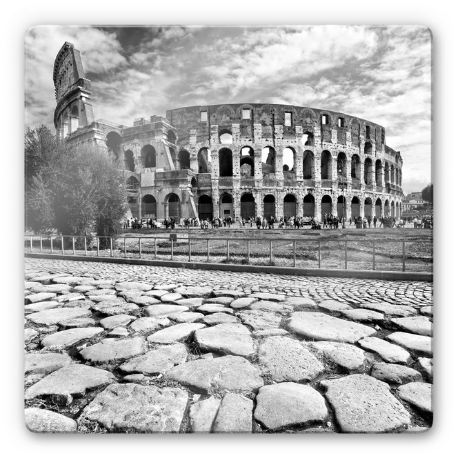 Glasbild Colosseum