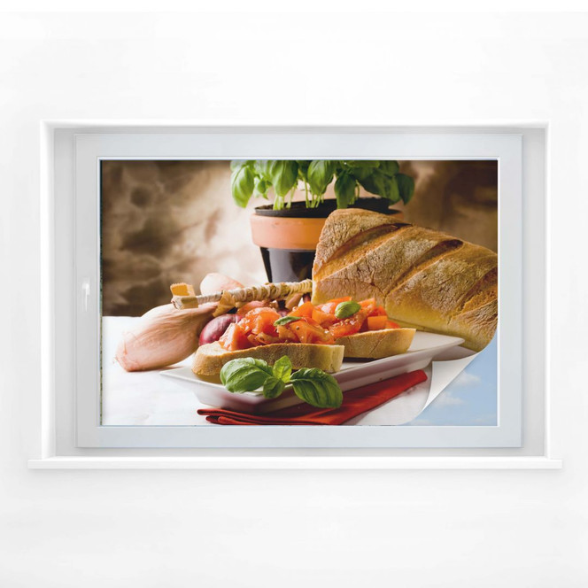 Sichtschutzfolie Bruschetta all'Italiana