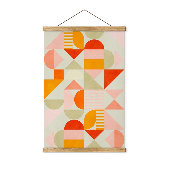 Stoffbild Bauhaus Fun Pastell - Bré