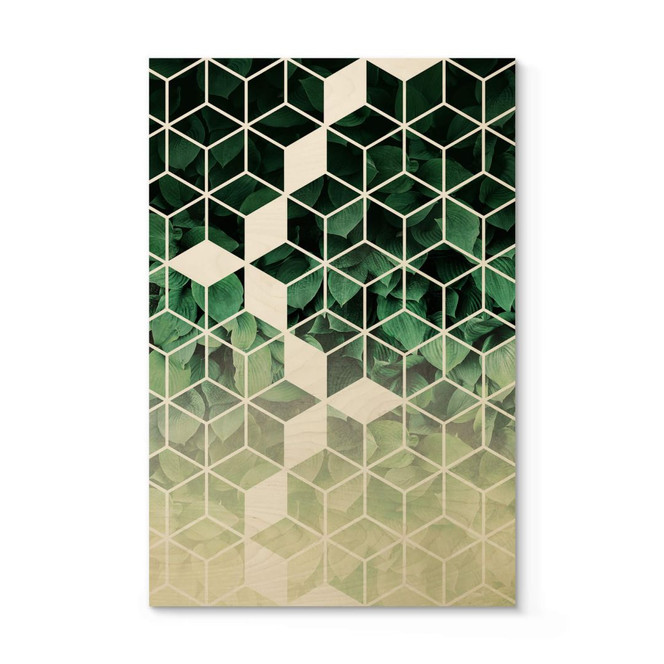 Holzposter Fredriksson - Natur trifft auf Geometrie