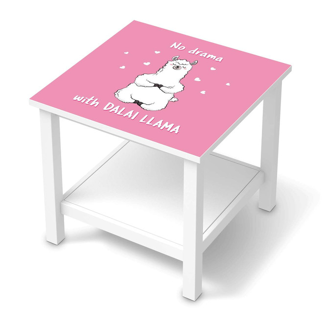 Möbel Klebefolie IKEA Hemnes Tisch 55x55cm - Dalai Llama- Bild 1