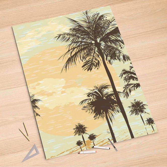 Folienbogen (100x150cm) - Beach Palms- Bild 1