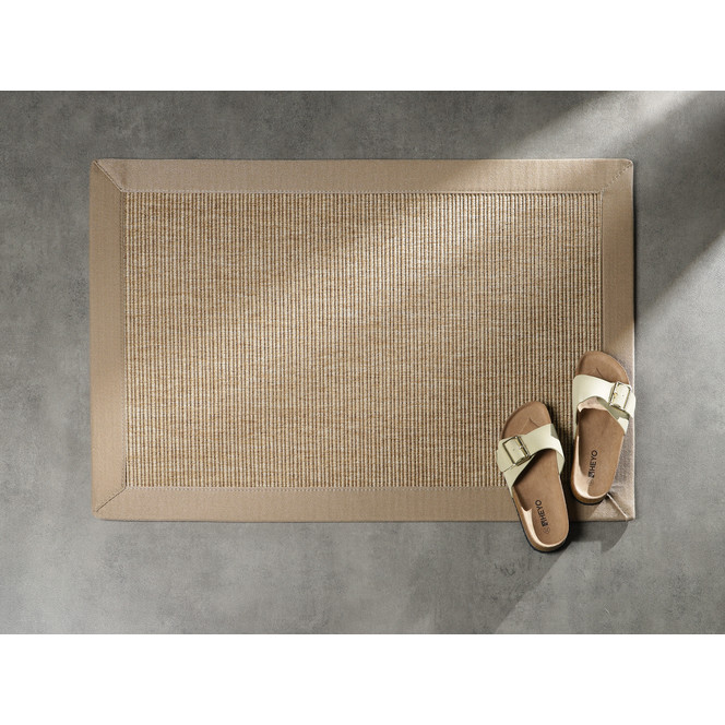 Jasper Fussmatte nach Mass in Pearl beige