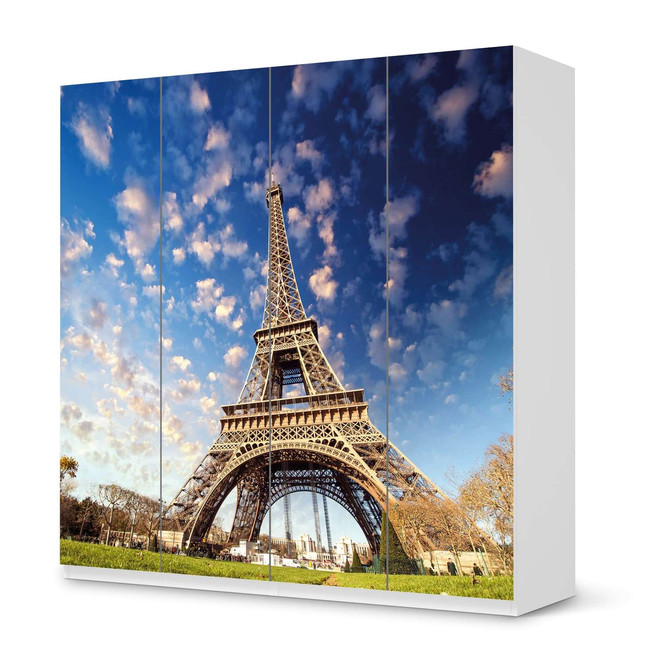 Klebefolie IKEA Pax Schrank 201cm Höhe - 4 Türen - La Tour Eiffel- Bild 1