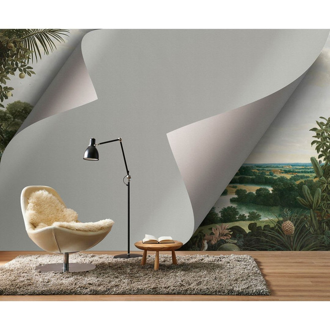 Livingwalls Fototapete Walls by Patel 3 Hidden Places 1 grün, weiss, beige, blau