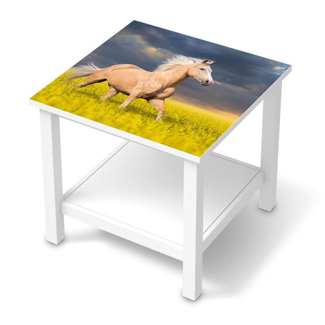 Möbel Klebefolie IKEA Hemnes Tisch 55x55cm - Wildpferd- Bild 1